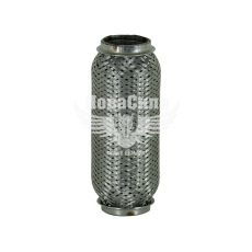 Гофра глушника 50х200мм. 3-х шарова Interlock (CarLine) (короткий фланець) (CL  50x200 VW)