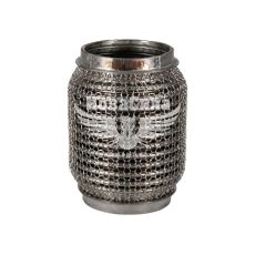 Гофра глушника 64х120мм. 3-х шарова Interlock, кольчуга (Walline) (короткий фланець) (WL 64x120 VW-OE)