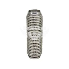 Гофра глушника 55х250мм. 3-х шарова кольчуга (EuroEx) (короткий фланець) (55X250)