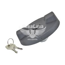 Кришка б-бака TRUCK на ключ (HICO) пластмасова 80мм. (KWP005)