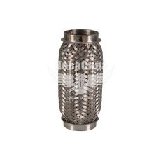 Гофра глушника 45х150мм. 3-х шарова Interlock, (Walline) (короткий фланець) (WL 45x150 VW)
