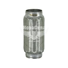 Гофра глушника 64х200мм. 3-х шарова (Walline) (довгий фланець) (WL 64х200)