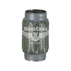 Гофра глушника 60х150мм. 3-х шарова (CarLine) (довгий фланець) (CL  60x150)