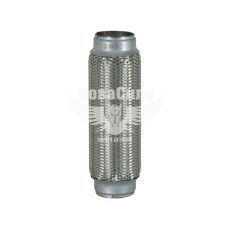 Гофра глушника 50х230мм. 3-х шарова (CarLine) (довгий фланець) (CL  50x230)