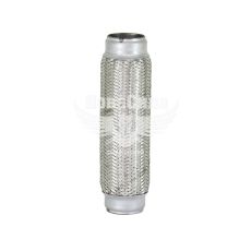 Гофра глушника 45х230мм. 2-х шарова (CarLine) (довгий фланець) (CL 45х230 /2)