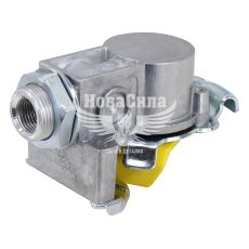 Кран воздушный М16х1,5мм. жовт. без клапана (PE Automotive) (076.898-00A)