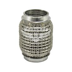 Гофра глушника 45х100мм. 3-х шарова Interlock, кольчуга (Walline) (короткий фланець) (WL 45x100 VW-OE)