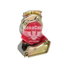 Кран воздушний М22х1,5мм. красн. с клапаном (HICO) (ZPN007)