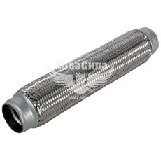 Гофра глушника 45х320мм. 3-х шарова (CarLine) (довгий фланець) (CL 45х320)
