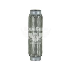 Гофра глушника 55х280мм. 3-х шарова (CarLine) (довгий фланець) (CL 55х280)