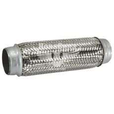 Гофра глушника 55х250мм. 3-х шарова (Shikoo) (довгий фланець) (55х250)