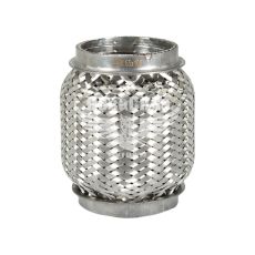 Гофра глушника 55х100мм. 3-х шарова Interlock, (AGK) (короткий фланець) (I55100)