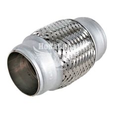 Гофра глушника 45х100мм. 2-х шарова (CarLine) (довгий фланець) (CL  45x100/2)