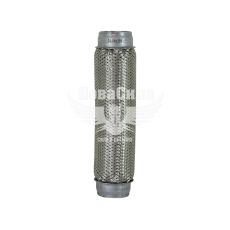 Гофра глушника 50х280мм. 3-х шарова (CarLine) (довгий фланець) (CL 50х280)