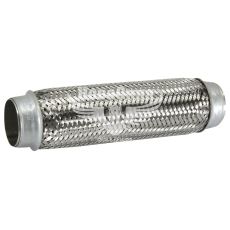 Гофра глушника 55х280мм. 3-х шарова (Shikoo) (довгий фланець) (55х280)