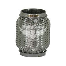 Гофра глушника 60х115мм. 3-х шарова Interlock, (Walline) (короткий фланець) (WL 60х115 VW)