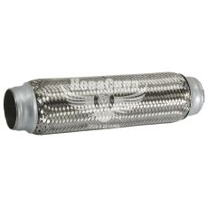 Гофра глушника 50х280мм. 3-х шарова (Shikoo) (довгий фланець) (50х280)
