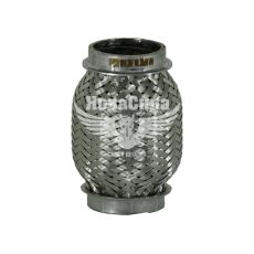 Гофра глушника 38х94мм. 3-х шарова Interlock, (Walline) (короткий фланець) (WL 38х94 VW)