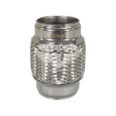 Гофра глушника 50х100мм. 3-х шарова (AGK) (довгий фланець) (A50100)
