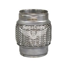 Гофра глушника 60х100мм. 3-х шарова (AGK) (довгий фланець) (A60100)