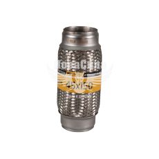 Гофра глушника 45х150мм. 3-х шарова (Walline) (довгий фланець) (WL 45х150)