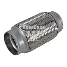 Гофра глушника 40х200мм. 3-х шарова (CarLine) (довгий фланець) (CL 40х200)