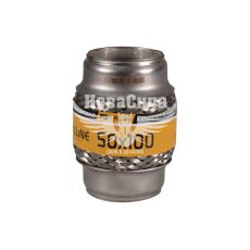 Гофра глушника 50х100мм. 3-х шарова (Walline) (довгий фланець) (WL 50х100)