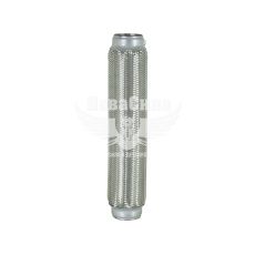 Гофра глушника 50х350мм. 3-х шарова (CarLine) (довгий фланець) (CL 50х350)
