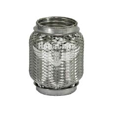 Гофра глушника 60х115мм. 2-х шарова (EuroEx) (короткий фланець) (60X115)
