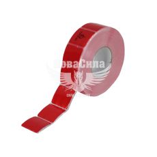 Светоотражающая лента для тента сегментированная (Skadi) красная 55мм. (5.5cm*50m)