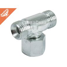 Штуцер трійник S19 з гайкою М16х1,5-М16х1,5-М16х1,5 (ДК) (DK-8210.01)