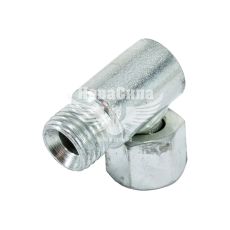 Штуцер кутовий S17 з гайкою М14х1,5-М14х1,5 (ДК) (DK-8223)