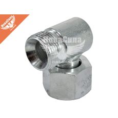 Штуцер кутовий S27 з гайкою М22х1,5-М22х1,5 (ДК) (DK-8227)