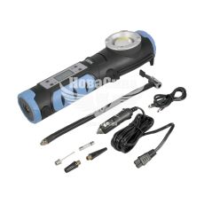 Компресор портативний 2в1 (Brevia) 100W, 7800mAh, LED-ліхтар 18W 1800lm, Type-C (11450)