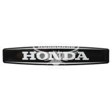 Наклейка з написом Honda (чорне тло) (силікон) 12х2,2 (69-79)