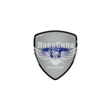 Наклейка логотип Ford в формі щита (силікон) 6х5,3 (77-41)