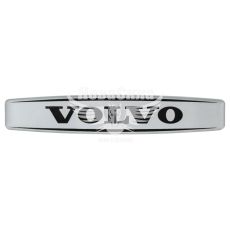 Наклейка з написом Volvo (срібне тло) (силікон) 12х2,2 (69-88)