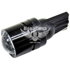 Лампочка без цоколя LED T10_0.5W SMD біла 1-діод 12V W2.1x9.5d (Solar) (упак.-10шт.) (LS289_P)