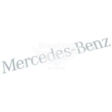 Наклейка з написом MERCEDES-BENZ 30х3 срібна (64-11)