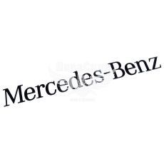 Наклейка з написом MERCEDES-BENZ 30х3 чорна (64-11)