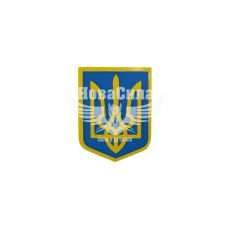 Наклейка Герб Украины (желтый на синем фоне) 3,6х2,9 (1-2)