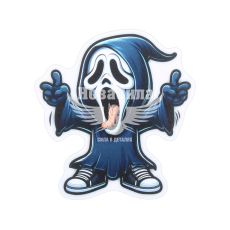 Наклейка Маска Scream 10,5х10 (36-97)