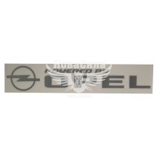 Наклейка з написом OPEL 29х5 срібна (64-23)