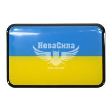 Наклейка Прапор України (прямокут.) (силікон) 6х4 (68-24)