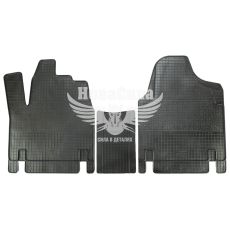 Автокилимки в салон Fiat Scudo з96-06р.в. (Polytep) (гумові) кт.-3шт. (Peugeot Expert, Citroen Jumpy з96-06р.в.)