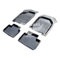 Автоковрики в салон 2108-099, 2113-15 (Budget) (резиновые) кт.-4шт. (Высокий борт)