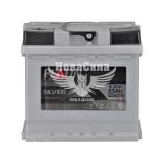 АКБ 55-А/Ч (Platin) Silver (L+) 520A (242х175х190мм.)