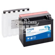 АКБ мото кислотный 12V 18-А/Ч R+ (Exide) (AGM) (175х87х155) (ETX20HL-BS)