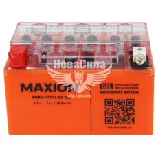 АКБ мото гелевий 12V 7-А/Ч L+ (Maxion) (150х87х94) (YTX7A-BS GEL)