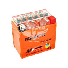 АКБ мото гелевый 12V 5-А/Ч R+ (Maxion) (113х70х108) (YTX5L-BS GEL)